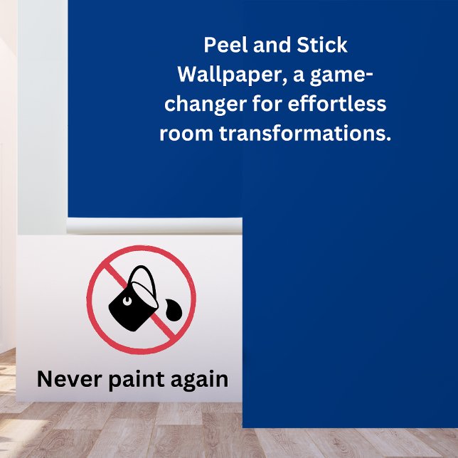 Basic Bright Blue Solid Simple minimalist  Wallpaper (Creator Uploaded)