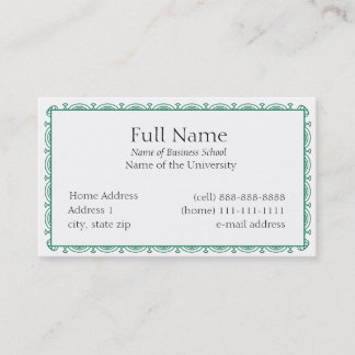 Basic Business Card for Students or Company