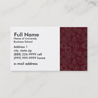 Basic Business Card for Students or Company