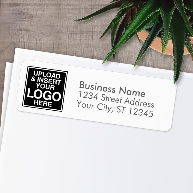 Basic Business Design for Logos Label (Personalized Return Address Labels - Fun, modern fonts and logo)