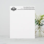 Basic Business Letterhead with Logo (Standing Front)