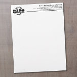 Basic Business Letterhead with Logo<br><div class="desc">Upload Your Logo and insert your business information, </div>