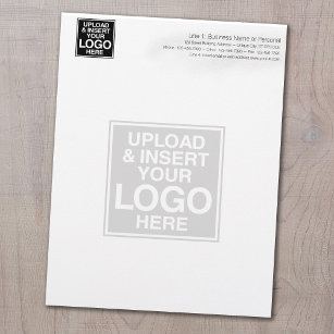 Basic Business Letterhead with WATERMARK