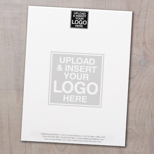 Basic Business Letterhead with WATERMARK (Creator Uploaded)