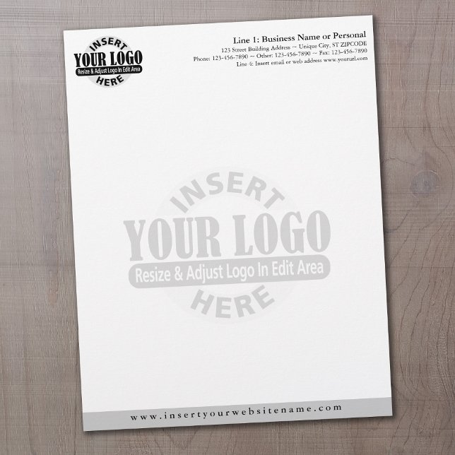 Basic Business Letterhead with WATERMARK (Creator Uploaded)