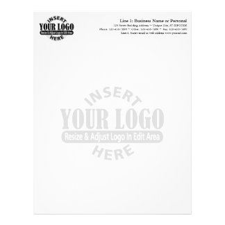 Basic Business Letterhead with WATERMARK