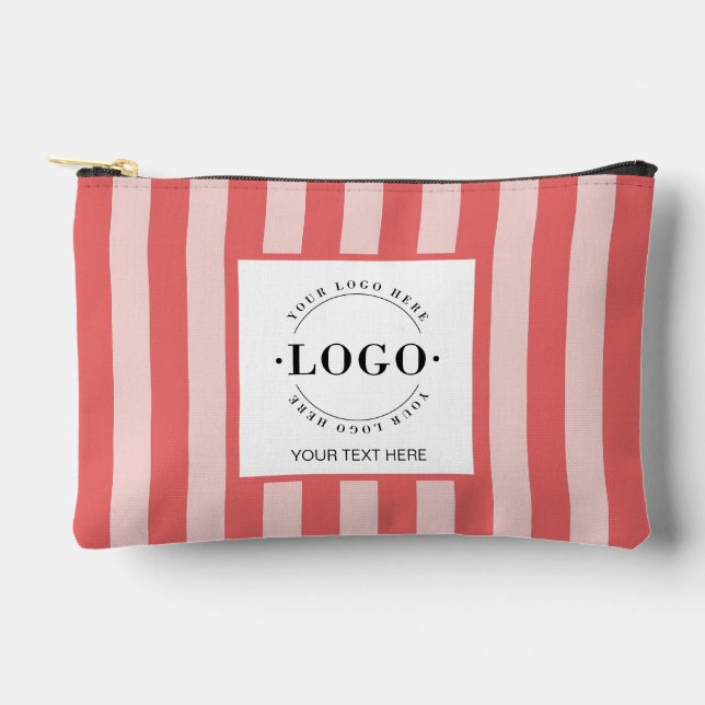 Basic Business Logo Your Company Promotion Gifts Accessory Pouch (Front)