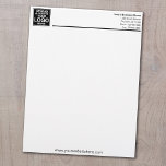 Basic Business Office Letterhead<br><div class="desc">Add your logo and office information for a no-frills,  professional letterhead.</div>