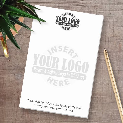 Basic Business with Logo WATERMARK Post_it Notes