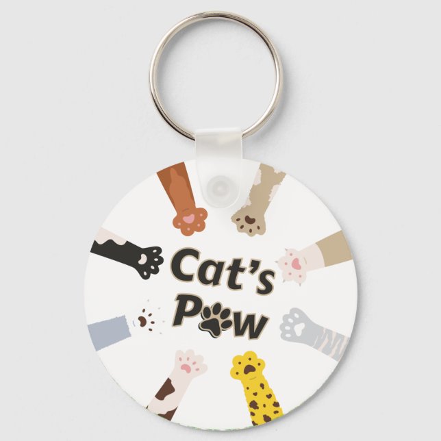 Basic Button Keychain (Front)