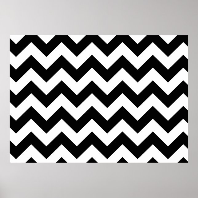 Basic Chevron Pattern Poster (Front)
