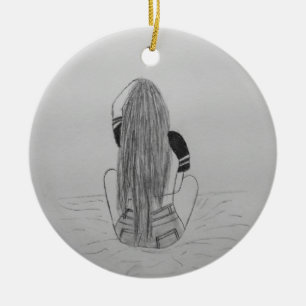 Basic Chick Ceramic Ornament