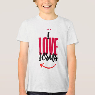 Basic Children's Shirt I Love Jesus