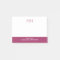 Basic Clean Initials White Fuchsia 