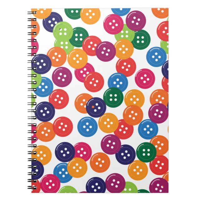 Basic Color Buttons Edit Notebook (Front)