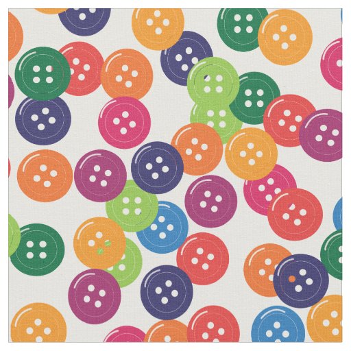 Basic Color Buttons Fabric