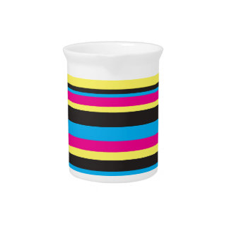 Basic Color Stripes Pitcher
