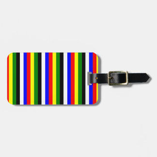 Basic Colors Stripe Luggage Tag