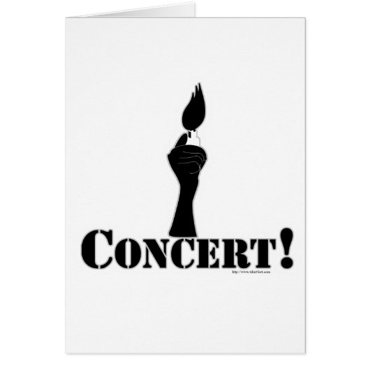 Basic Concert Cards (Front)
