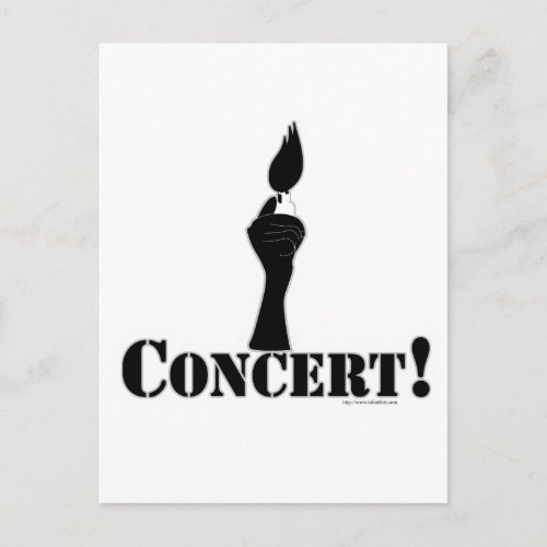 Basic Concert Postcard
