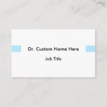 [ Thumbnail: Basic & Conservative Professional Business Card ]