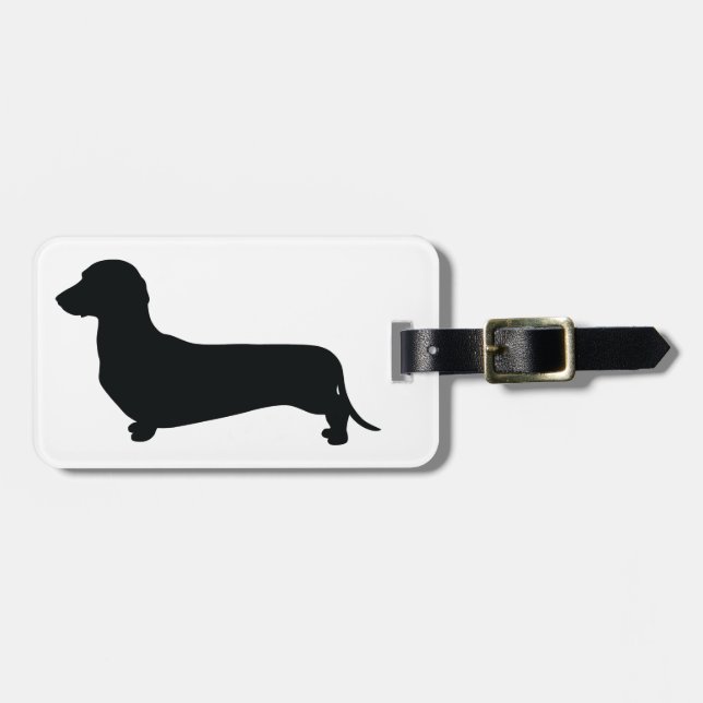 Basic Dachshund Luggage Tag (Front Horizontal)