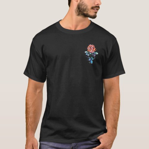 Basic Dark T_Shirt rose