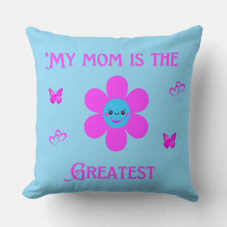 Basic Dark T-Shirt Throw Pillow