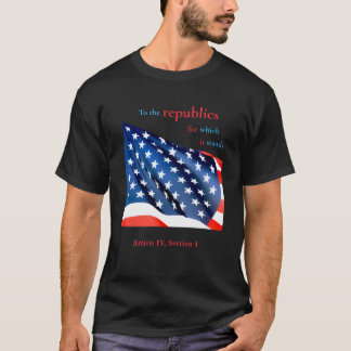 Basic Dark T-Shirt"To the republics...", stars   T-Shirt