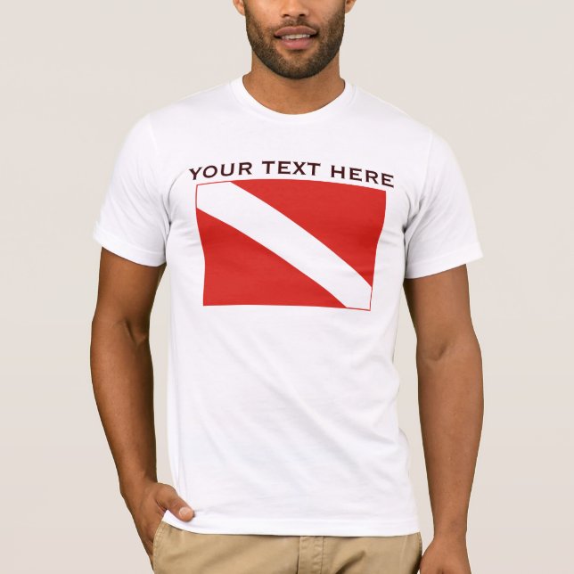 Basic Dive Flag Template Shirt (Front)