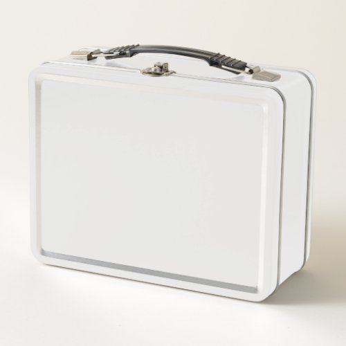 basic editable metal lunch box