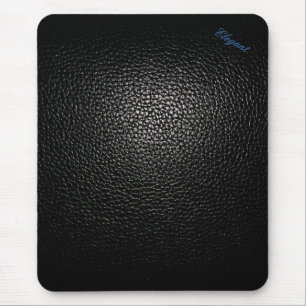 Basic elegant Leather black style pad Mouse Pad
