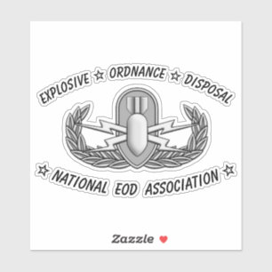 Basic EOD Badge Custom-Cut Vinyl Sticker