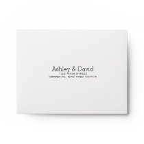 Basic Essential Note Card Return Address Envelope Basic Essential Note Card Return Address Envelope