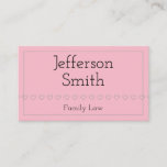 [ Thumbnail: Basic Family Law Business Card ]