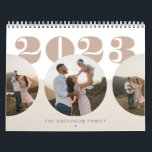 Basic Family Photo Script  Calendar<br><div class="desc">Design feature with simple font typography.  Each card can be customized with your favorite family photo.</div>