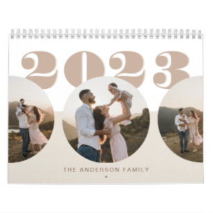 Basic Family Photo Script Calendar