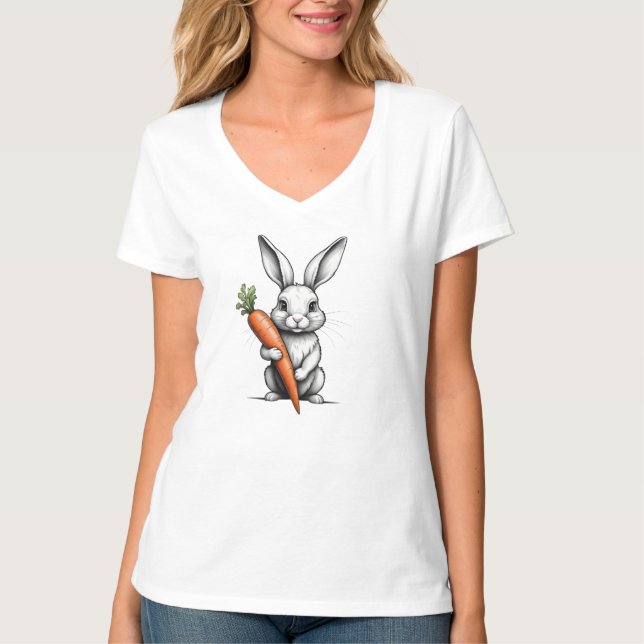 Basic Female Coelho Gola T 3D T-Shirt (Front)