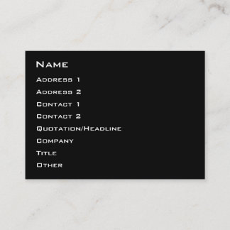 Basic Gay US Flag Business Card