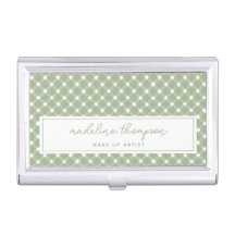 Basic Gingham Sage Green