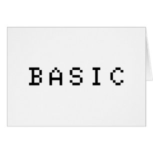 BASIC GREETING CARD