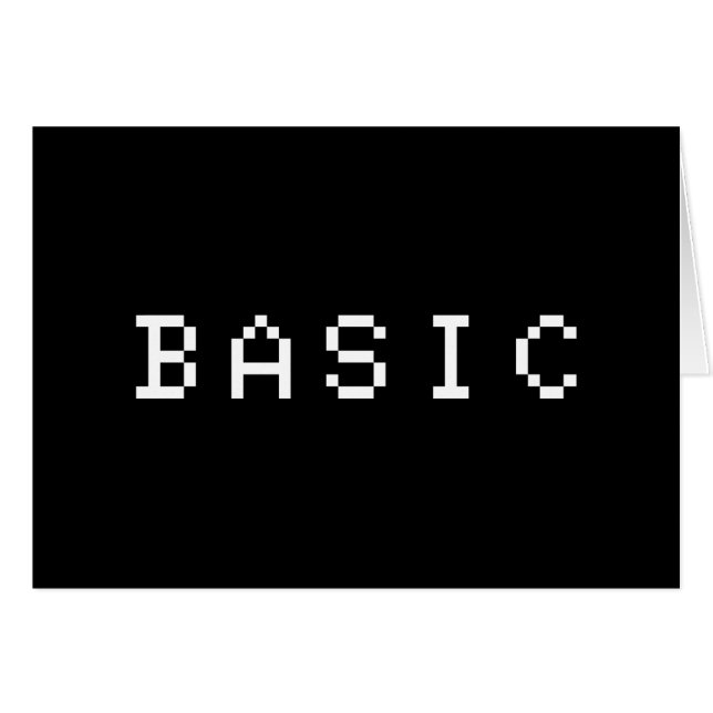 BASIC GREETING CARD (Front Horizontal)