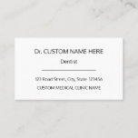 [ Thumbnail: Basic, Health Care Specialist Business Card ]