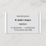 [ Thumbnail: Basic Healthcare Specialist Business Card ]