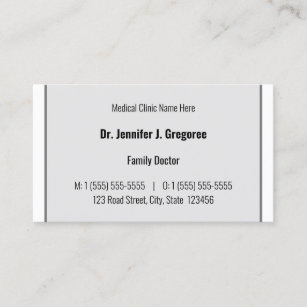 Basic Healthcare Specialist Business Card