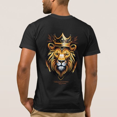 Basic Hooded Sweatshirt _ Lion Shield T_Shirt