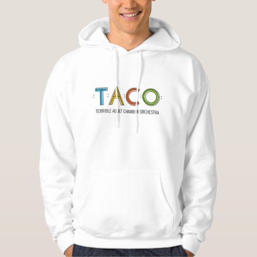 Basic Hooded TACO Sweatshirt White Hoodie
