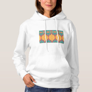 Basic Hooded White Sweatshirt One Owl Artist