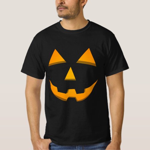 Basic Jack_O_Lantern Halloween T_Shirt