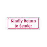 [ Thumbnail: Basic "Kindly Return to Sender" Rubber Stamp ]